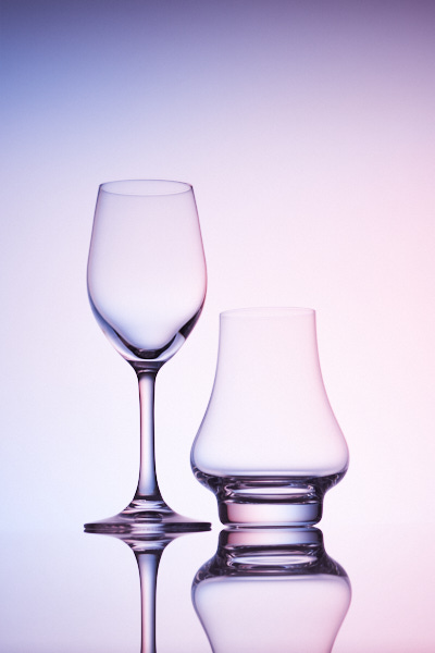 Image of whiskey and port glass